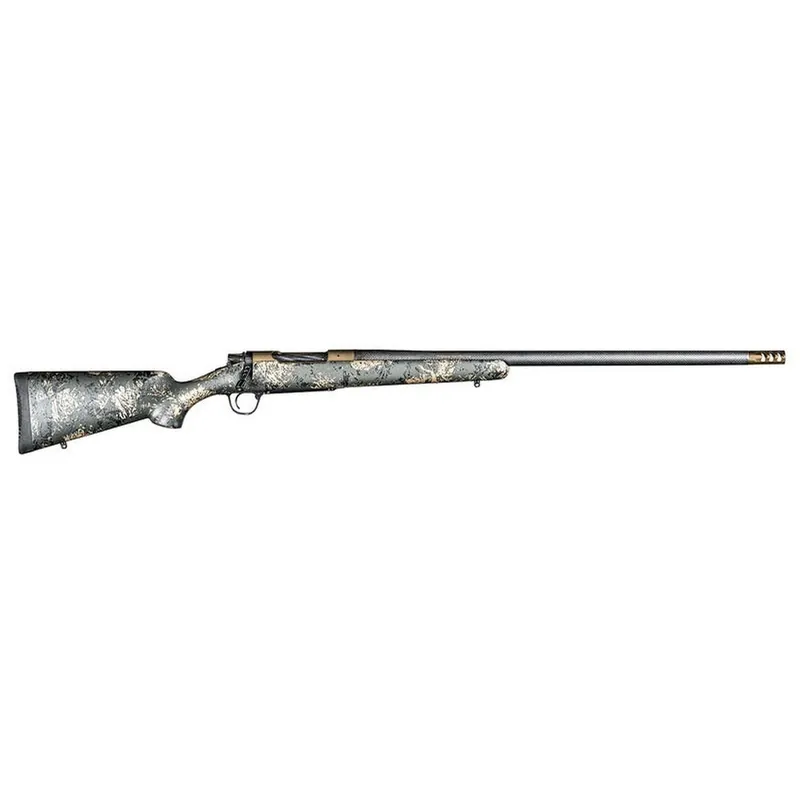 Christensen Arms 8010619700 Ridgeline FFT 270 WSM 3+1 20" Carbon Fiber/Threaded Barrel, Burnt Bronze Cerakote, Green with Black/Tan Accents Stock