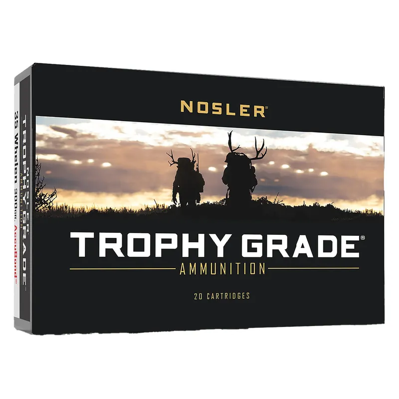 Nosler 60081 Trophy Grade 35Whelen 225gr Nosler AccuBond 20 Per Box/10 Case