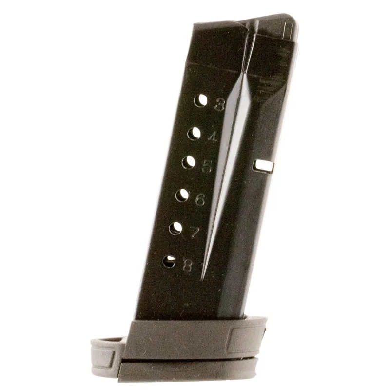 ProMag SMI27 Standard 8rd 9mm Luger Fits S&W M&P Shield Blued Steel