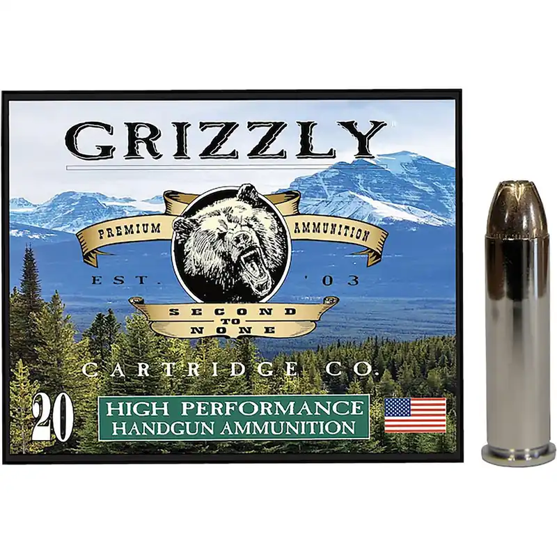 Grizzly Ammo GC357M9 357Mag 148gr Jacketed Hollow Point 20 Per Box/10 Case