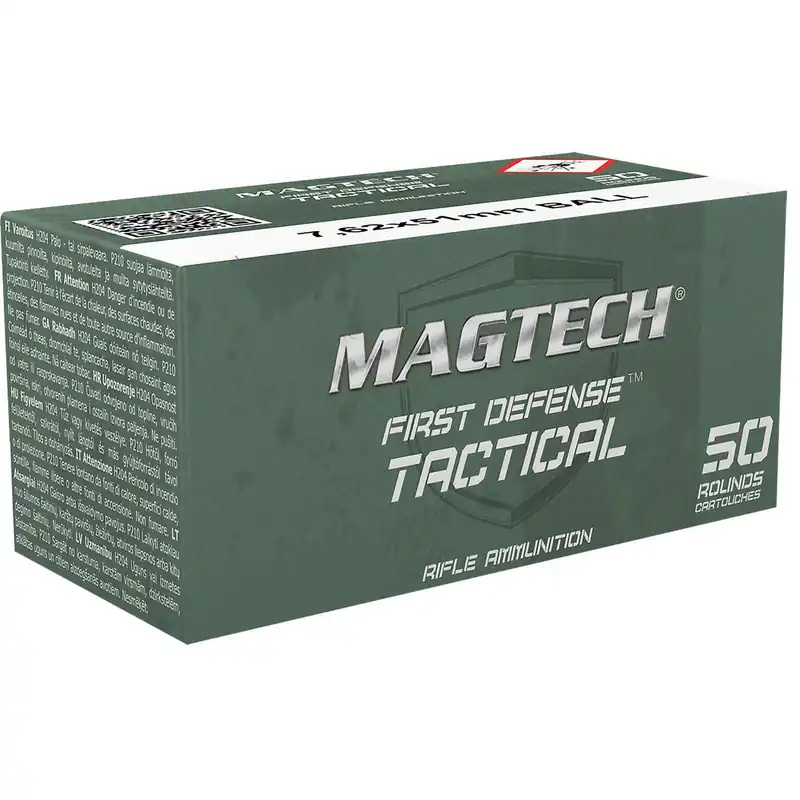 Magtech 762A Tactical/Training 7.62x51mmNATO 147gr Full Metal Jacket 50 Per Box/8 Case