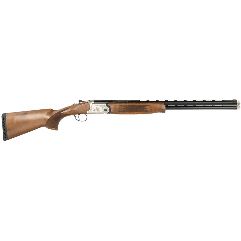 Gforce Arms GF41024Y Filthy Pheasant Youth 410 Gauge Break Open 3" 2rd 24" Over/Under Vent Rib Barrel, Engraved Nickel-Plated Receiver, Fixed Turkish Walnut Stock