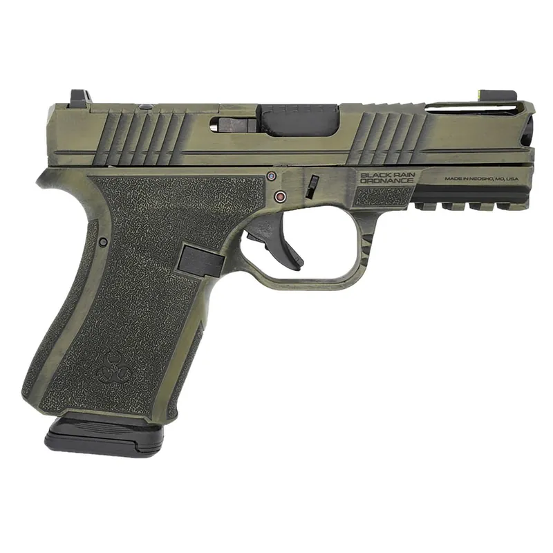 Black Rain Ordnance FLP9MMBGB Compact Frame 9mm 15+1 4" Stainless Steel Slide