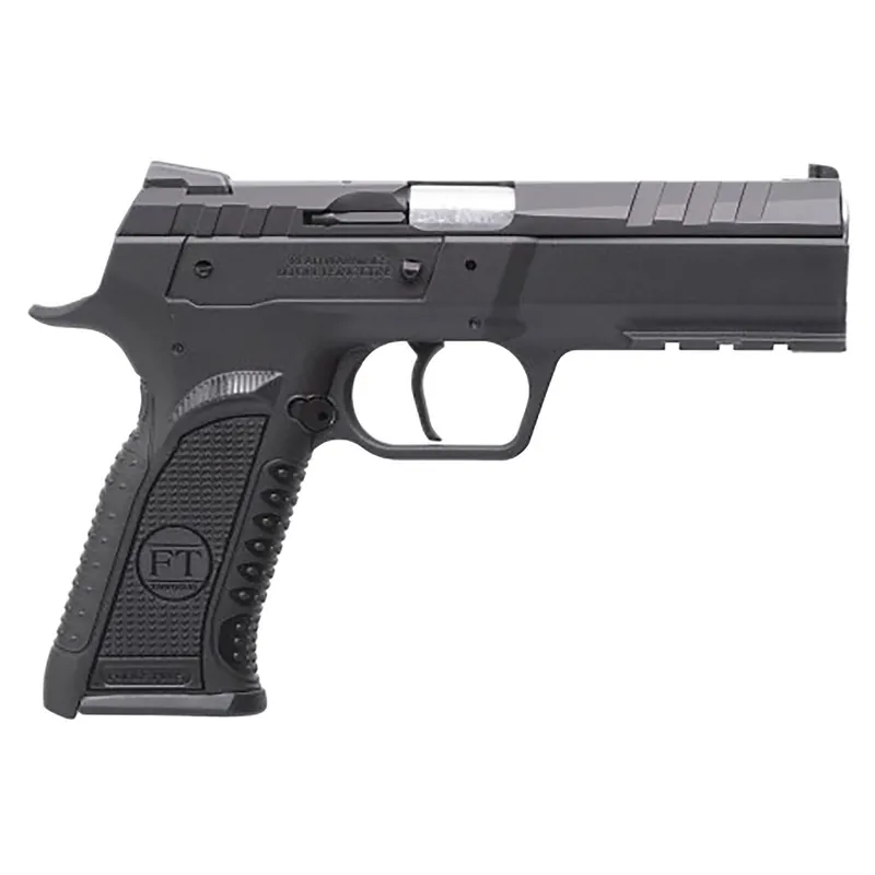 Tanfoglio TFFORCES9 Force Esse 9mm Luger 16+1 4.40" Stainless Steel Barrel, Black Serrated Steel Slide, Black Polymer Frame w/Picatinny Rail, Textured Grip