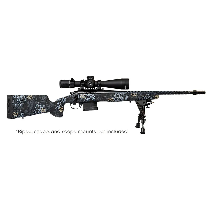 Horizon Firearms RF017S472214T19 Vandal Prime 25 Creedmoor 22" Black Spiral Fluted Threaded Barrel, Drilled & Tapped Receiver, Textured Iota EKO Carbon Fiber Stock