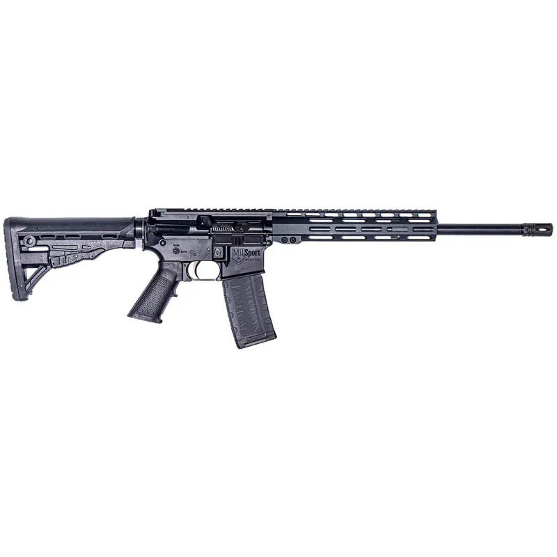 ATI ATIG15MS556ML10 MilSport 5.56x45mm 30+1 16" Black Threaded Barrel, Matte Black Picatinny Rail Receiver, 10" M-LOK Handguard, Black 6 Position Rogers Super-Stoc, Black Polymer Grip