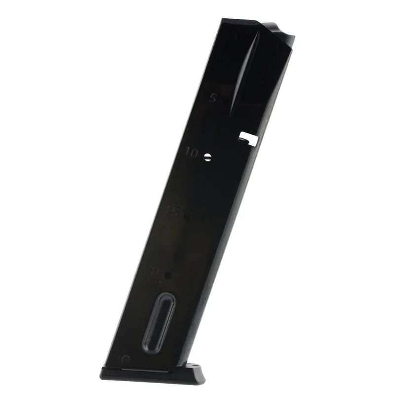 Mec-Gar MGSW5920B S&W 20rd 9mm Luger Fits S&W 659/5900/910/915, Blued Carbon Steel