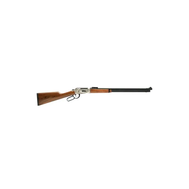 Gforce Arms GFLVR410NKLY Saddlehorn 410 Gauge 2.5" 7+1 20" Black Barrel, Nickel Metal Finish Aluminum Receiver, Turkish Walnut Stock (Youth)
