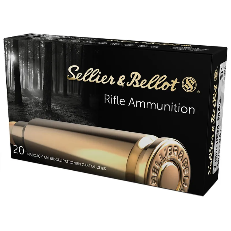 Sellier & Bellot SB7B Rifle 7mmRemMag 140gr Soft Point 20 Per Box/20 Case