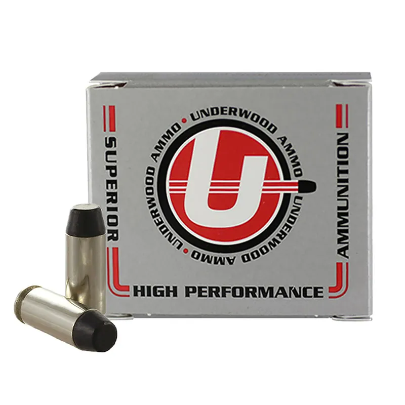 Underwood Ammo 242 10mmAuto 220gr Hard Cast Flat Nose 20 Per Box/10 Case