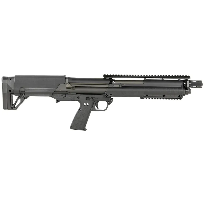 Kel-Tec KSGBLKD KSG Defender Bullpup Frame 12 Gauge Pump 3" 7+1 18.50" Black Steel Barrel, Black Picatinny Rail Aluminum Receiver, Black Adj Cheek Riser Polymer Stock, Black Magpul Vertical Grip