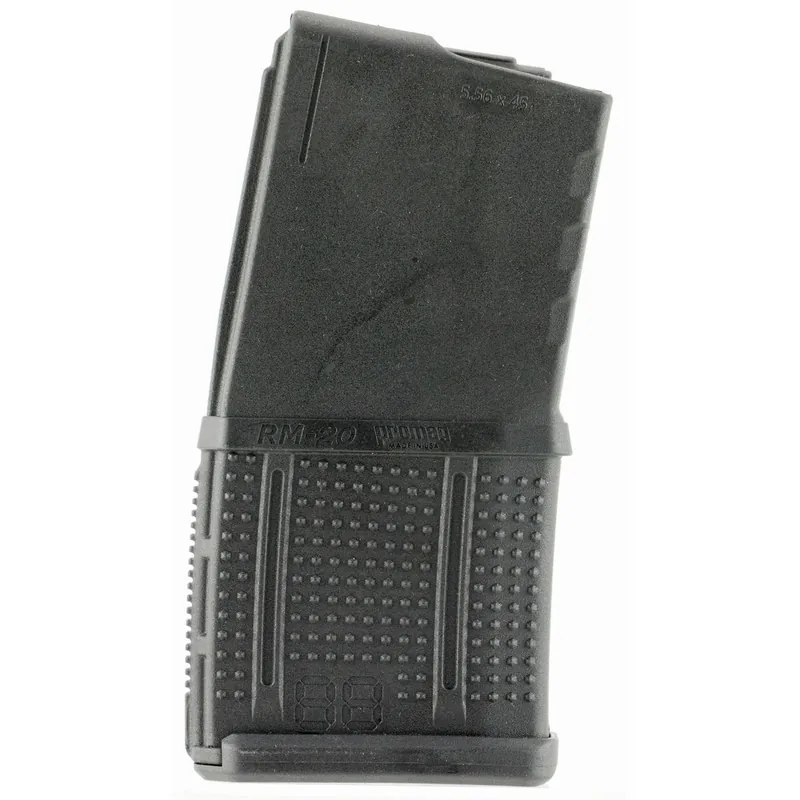 ProMag RM20 Standard 20rd Detachable w/Roller Follower 5.56x45mm Fits AR-15 Black DuPont Zytel Polymer