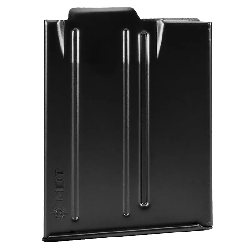 Mdt Sporting Goods Inc 102013BLK AICS Magazine 10rd Extended 308/6.5 Creedmoor Short Action Black Steel w/ Binder Plate