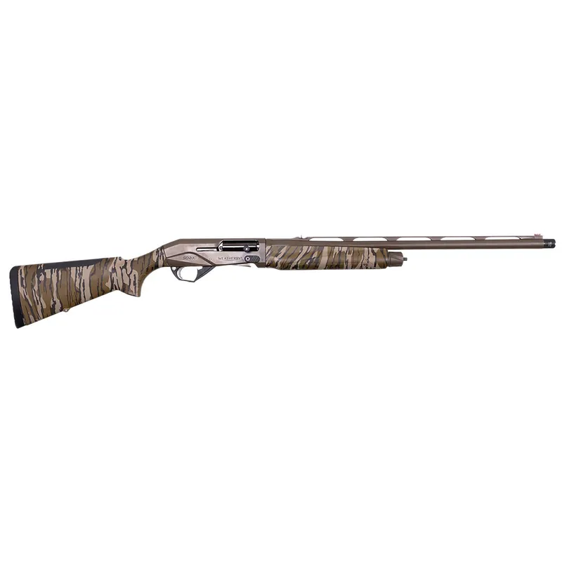 Weatherby XTB2024MAG Sorix Turkey Compact 20 Gauge Semi Auto 3.50" 2+1 24" Burnt Bronze Cerakote Vent Rib Barrel & Drilled & Tapped Receiver, Fixed Mossy Oak Bottomland Synthetic Stock, Ambidextrous