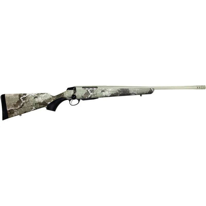Tikka JRTXVA370 T3x Lite 7mm Rem 3+1 24.30" Stainless Fluted Threaded Barrel, Drilled & Tapped Steel Receiver, Veil Alpine Fixed Synthetic Stock, Black Interchangeable Backstrap Grip