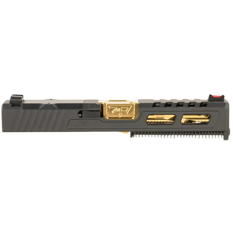 Zaffiri Precision ZPS.2.19.BLK.CU.2 ZPS.2 Complete Upper Gold TiN Barrel for Glock 19 Gen 3