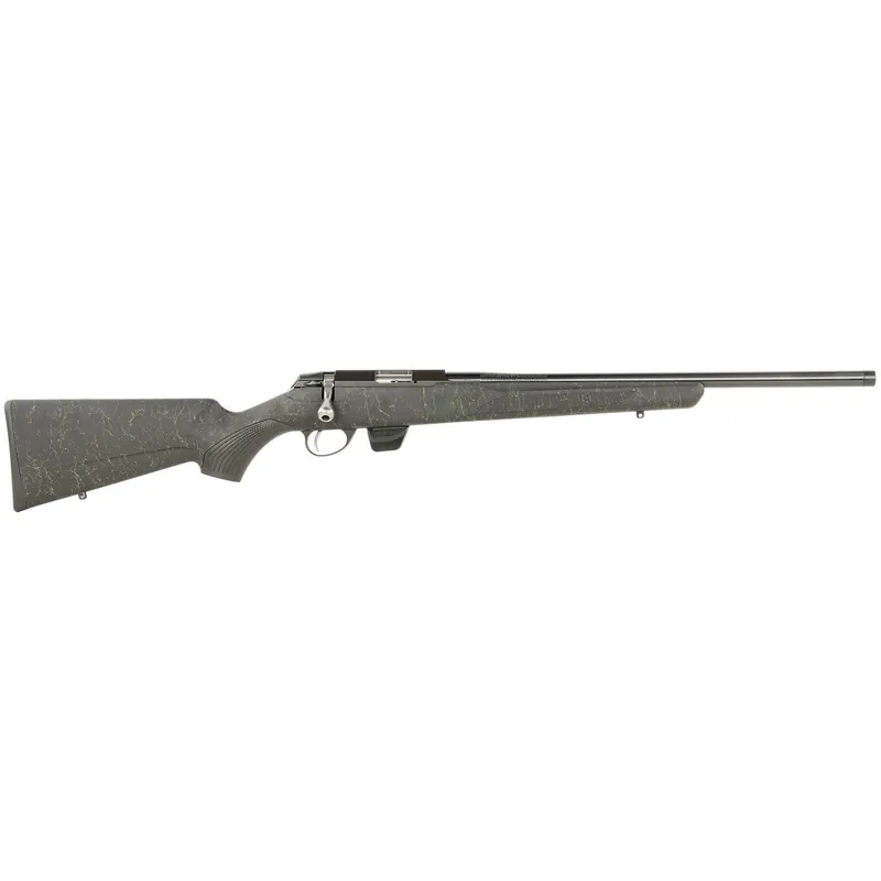 Tikka JRT1XRT309 T1X Roughtech 17 HMR 10+1 20" Blued Threaded Barrel, Blued Drilled & Tapped Receiver, Emerald Roughtech Synthetic Stock, Right Hand