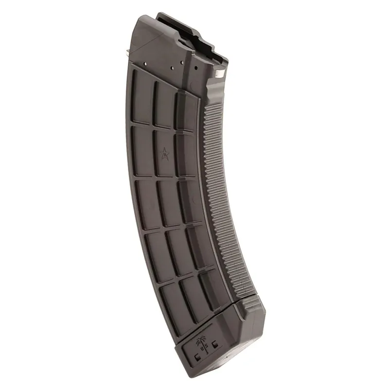 US Palm MA692A Standard 30rd 7.62x39mm Fits AK-47 Black Polymer w/Stainless Steel Latch