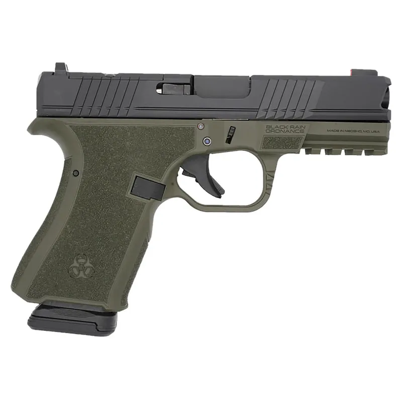 Black Rain Ordnance FL9MMODBLK Compact Frame 9mm 15+1 4" Stainless Steel Slide