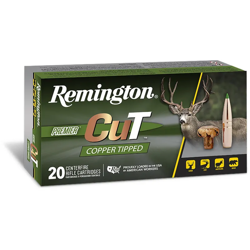 Remington Ammunition R22344 Premier Cut 308Win 165gr 20 Per Box/10 Case