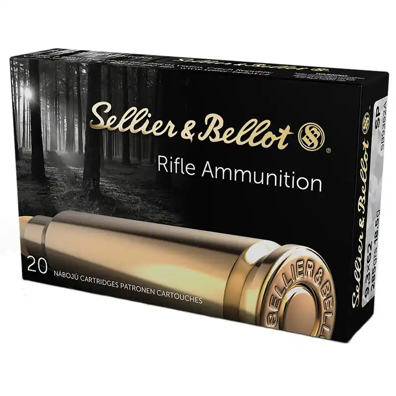 Sellier & Bellot SB9362A Rifle 9.3mmx62Mauser 286gr Soft Point 20 Per Box/20 Case