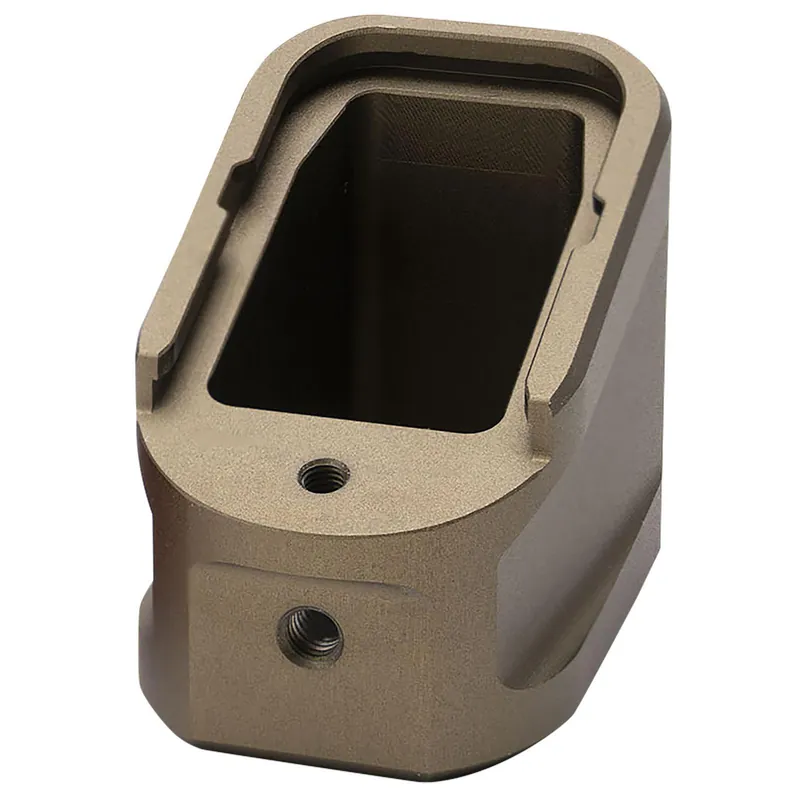 Strike Industries EMPALG17FDE Extended Mag Plate Fits Glock G17 Fits Glock G22 Flat Dark Earth 6061 T-6 Aluminum