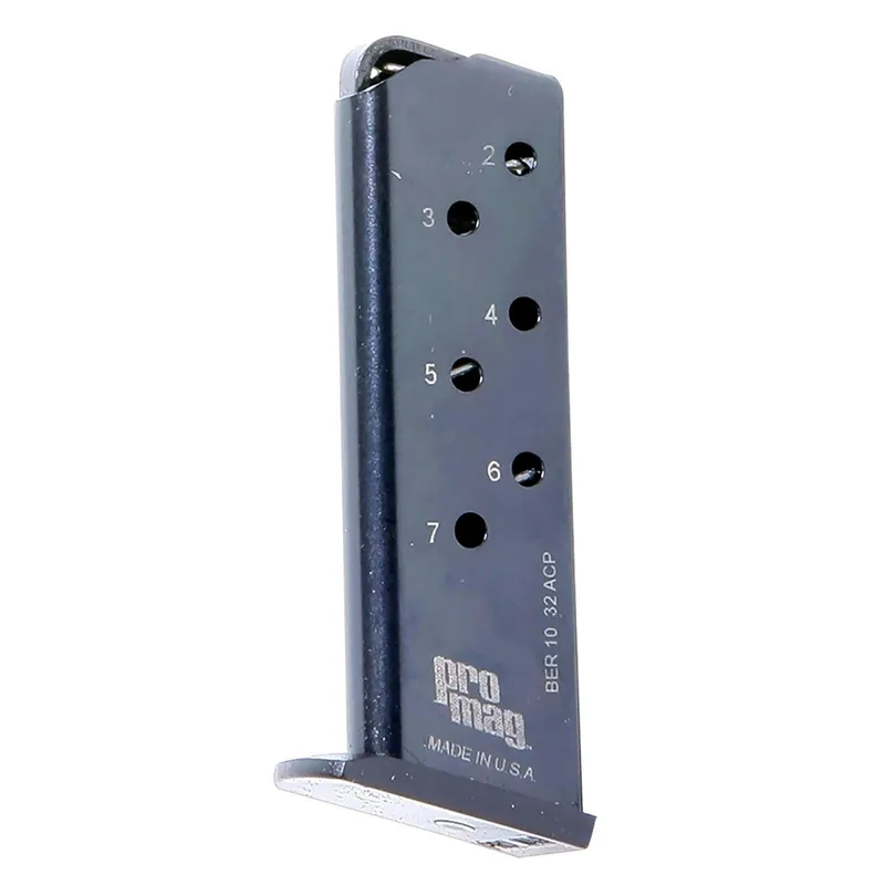 ProMag BER10 7rd 32 ACP Fits Beretta 3032 Tomcat Blued Steel