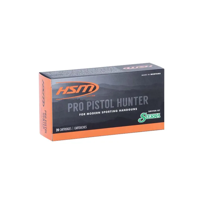 HSM 500SW9N Pro Pistol 500 S&W Mag 400 gr Jacketed Soft Point 20 Per Box/ 25 Case