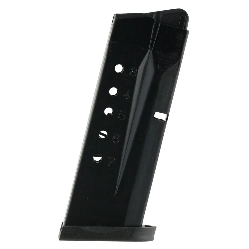 ProMag SMI26 Standard 7rd 9mm Luger Fits S&W M&P Shield Blued Steel