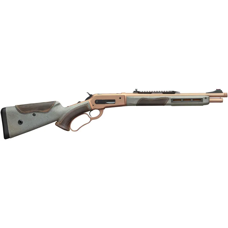 Davide Pedersoli 010X731457 Boarbuster Apocalypse 45-70 Gov 5+1 17" Bronze Cerakote Threaded Barrel, Bronze Cerakote Steel Receiver w/Picatinny Rail, M-LOK Handguard, Adj Cheek Riser Polymer Stock