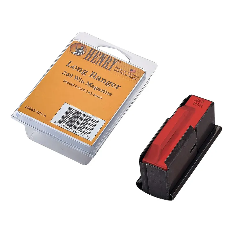 Henry H14243MAG Long Ranger 4rd 243 Win Blued Steel