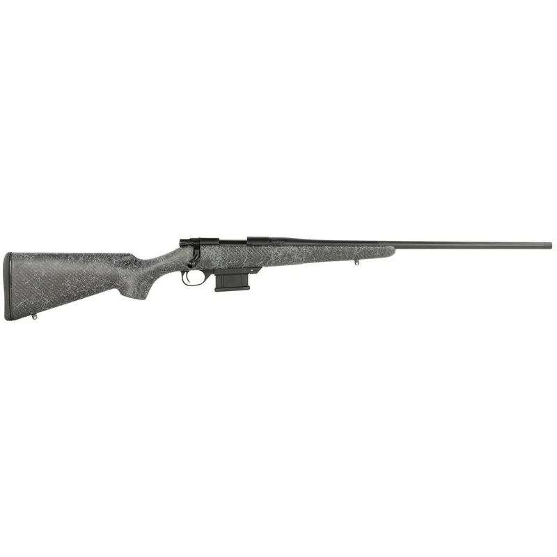 Howa HCE300GW 1500 Carbon Elevate 300 Win Mag 3+1 24" Wrapped Carbon Fiber Threaded Barrel, Blued Drilled & Tapped Steel Receiver, Fixed Stocky‘s Black w/Gray Webbing Carbon Fiber Stock, Right Hand