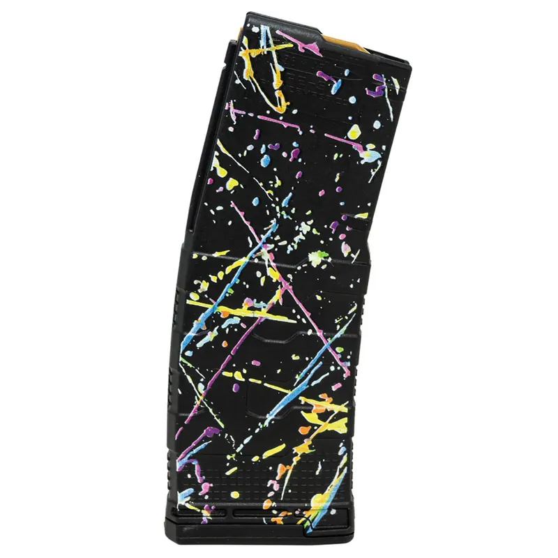 Amend2 556MOD3NEON30 MOD-3 30rd 5.56 NATO Fits AR-15 Neon Splatter Polymer