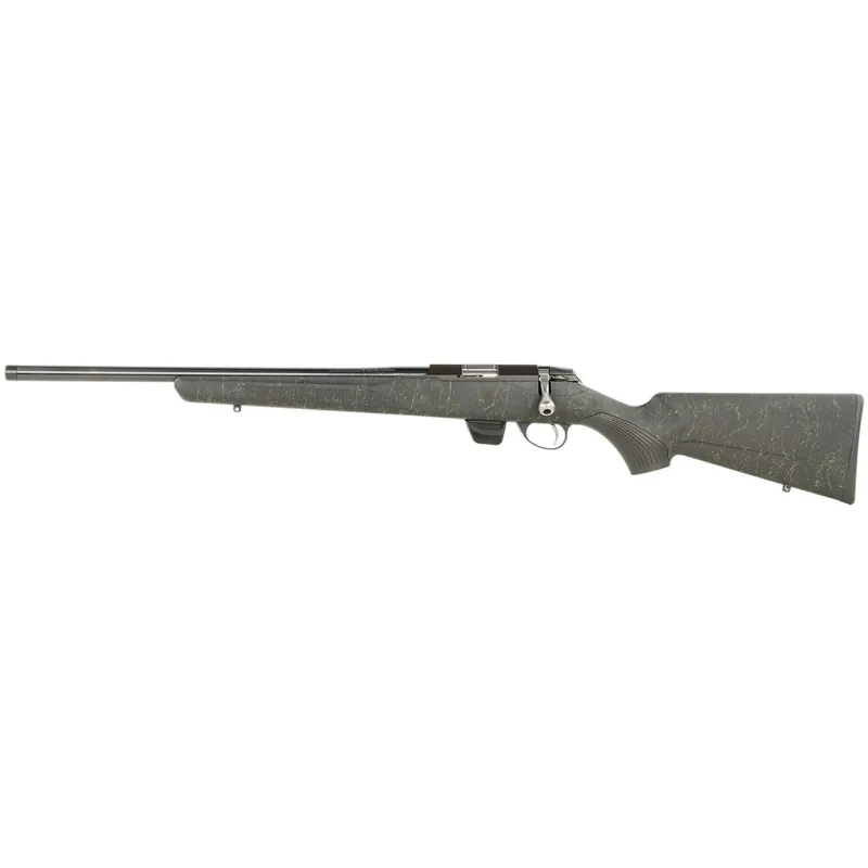 Tikka JRT1XRT400SB T1X Roughtech 22 LR 10+1 16" Blued Threaded Barrel, Blued Drilled & Tapped Receiver, Emerald Roughtech Synthetic Stock, Left Hand