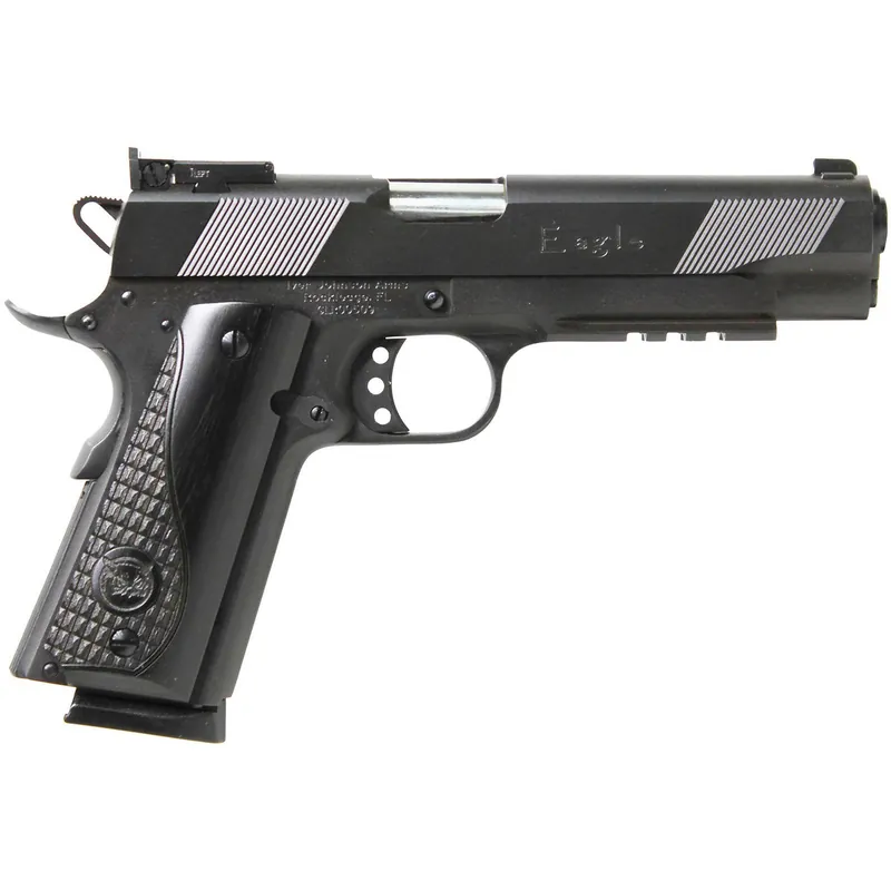 Iver Johnson Arms EAGLELR Eagle LR Government Size 45 ACP 8+1 5" Matte Blued