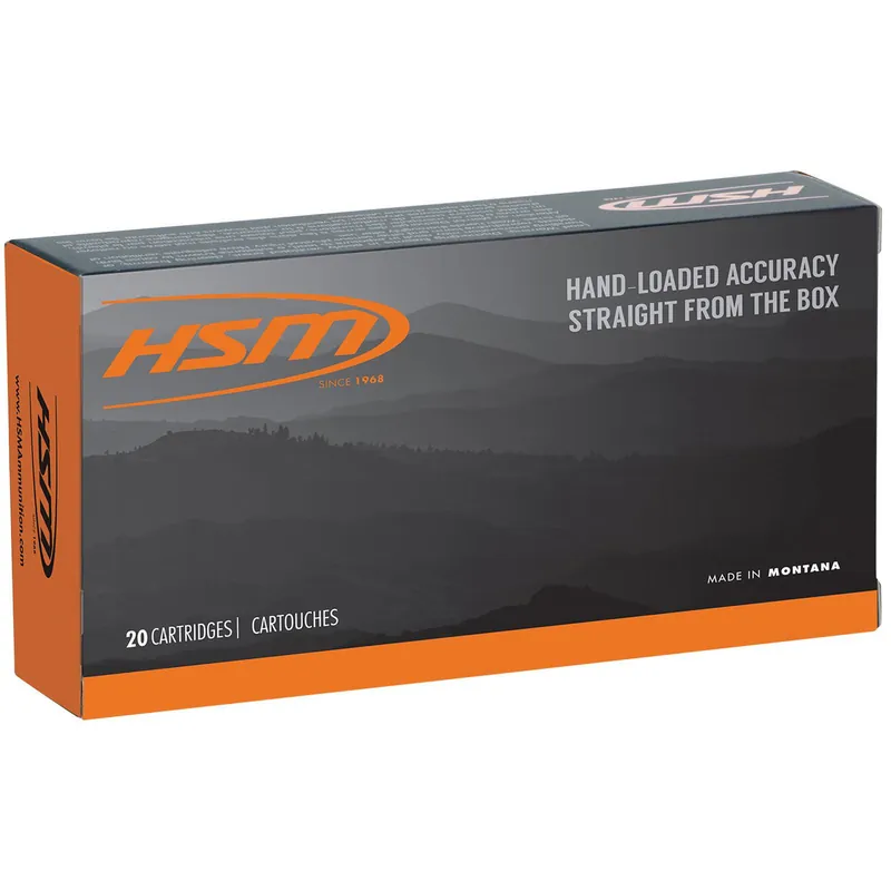 HSM 7MMMAG29N Standard 7mmRem 160gr Pointed Soft Point 20 Per Box/20 Case