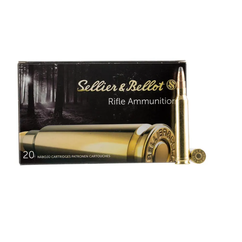 Sellier & Bellot SB300B Rifle 300WinMag 180gr Soft Point Cut Through Edge 20 Per Box/20 Case