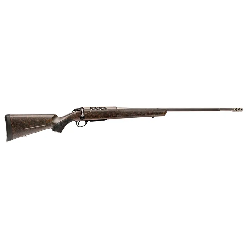 Tikka JRTXRBS37124 T3x Roughtech 7mm PRC 3+1 24.30" Stainless Fluted Threaded Barrel, Stainless Steel Drilled & Tapped Receiver, Ember Roughtech Synthetic Stock, Right Hand