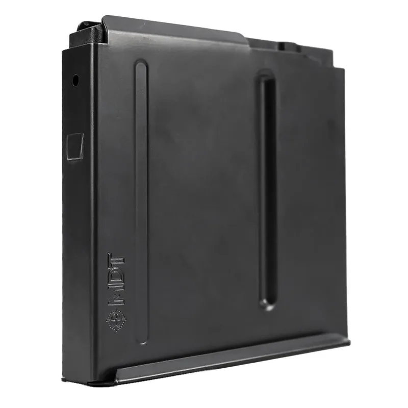 Mdt Sporting Goods Inc 105123BLK AICS Magazine 5rd Extended 300 PRC Long Action Magnum (CIP 3.80" L) Black Steel
