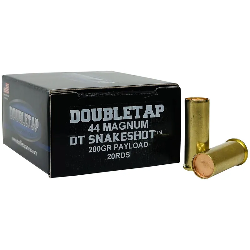 DoubleTap Ammunition 44MSS2 Snake Shot 44RemMag 200gr 20 Per Box/50 Case