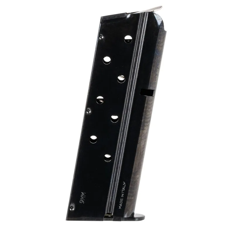 Mec-Gar MGCGOV9LCB 1911 Officer 8rd 9mm Luger, Blued Carbon Steel