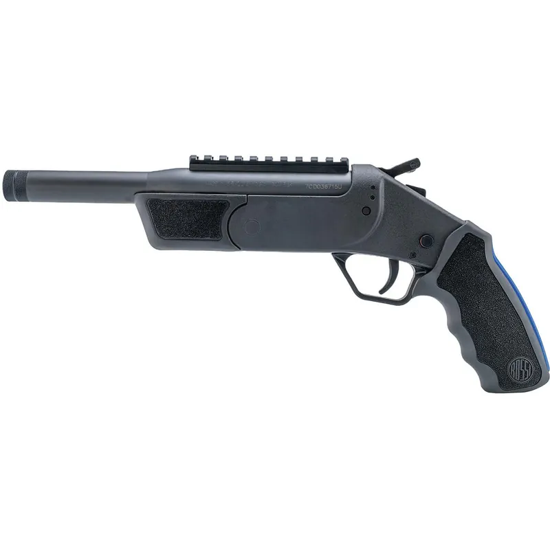 Rossi SSPB9300-BK Brawler 300 Blackout 1rd 9" Matte Black Single Shot Barrel, Picatinny Rail Receiver, Black Polymer Frame, Black Textured Rubber Grip