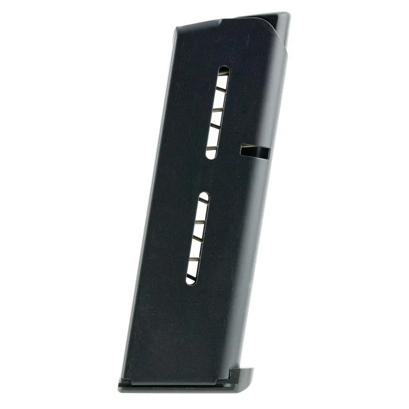 Wilson Combat 47OXCB 1911 7rd Detachable w/ Lo-Profile Steel Floor Plate 45 ACP Black Stainless Steel
