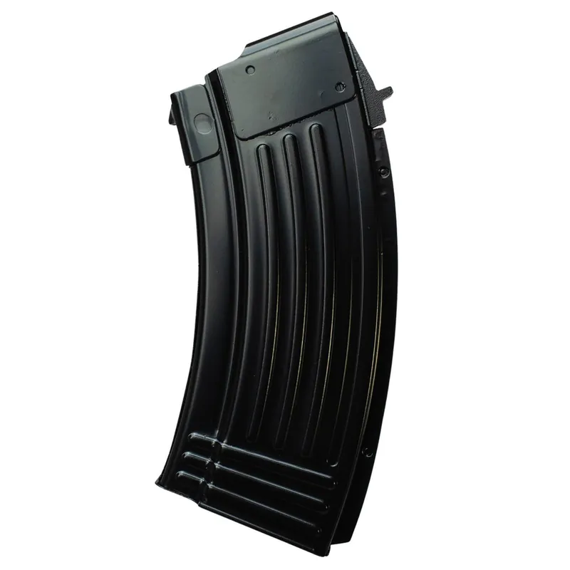 Global Ordnance LLC 810091157428 20rd Fully Ribbed 7.62x39mm Fits AK-47 Black Steel