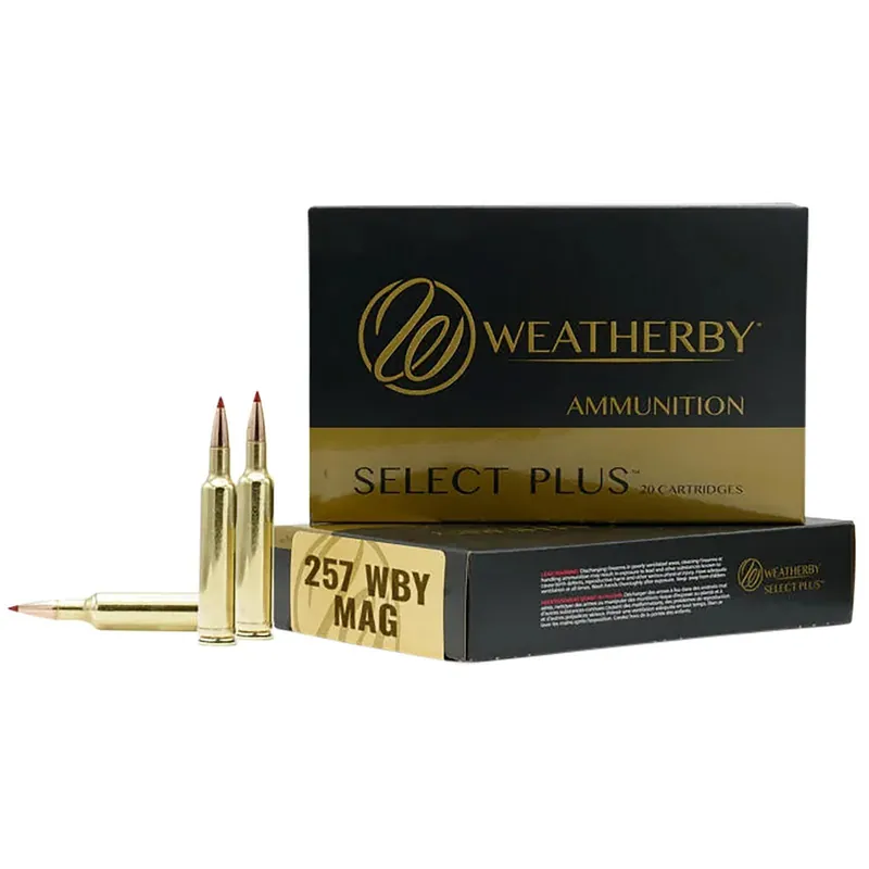 Weatherby H257110ELDX Select Plus 257WthbyMag 110gr Hornady ELD-X 20 Per Box/10 Case