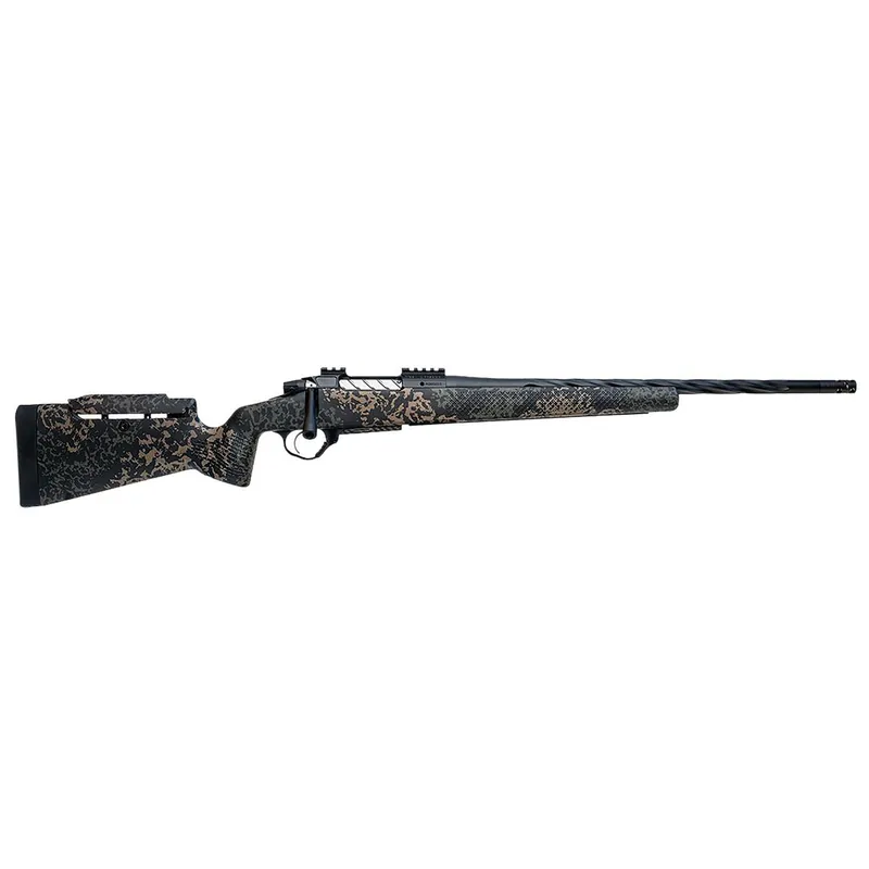 Seekins Precision 0011710285-F Havak PH3 300 Win Mag 26" Black Fluted Threaded Barrel, Black Picatinny Rail Steel Receiver, Adj Cheek Riser Woodland Shadow Synthetic Stock
