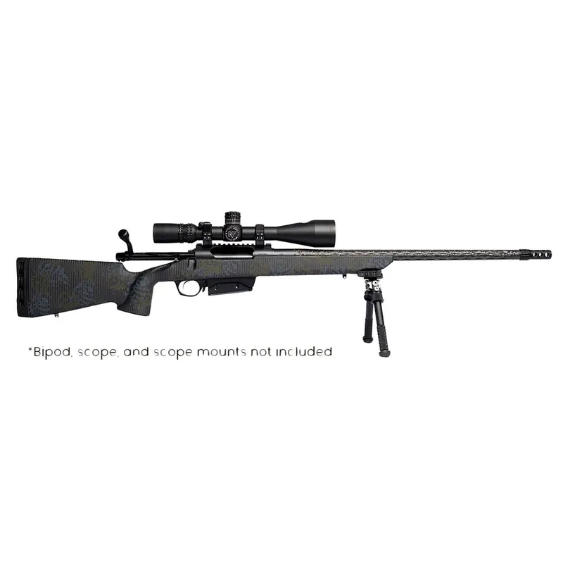 Horizon Firearms RF019C392216C20 Vandal Carbon II 7mm PRC 22" Black Fluted Barrel, Black Drilled & Tapped Receiver, Black Iota EKO X Carbon Fiber Stock