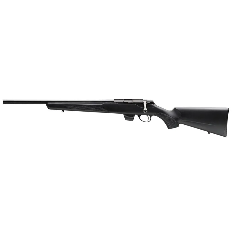 Tikka JRT1X400SB T1X 22 LR 10+1 16" Blued Threaded Barrel, Blued Drilled & Tapped Stainless Steel Receiver, Fixed Synthetic Stock, Left Hand