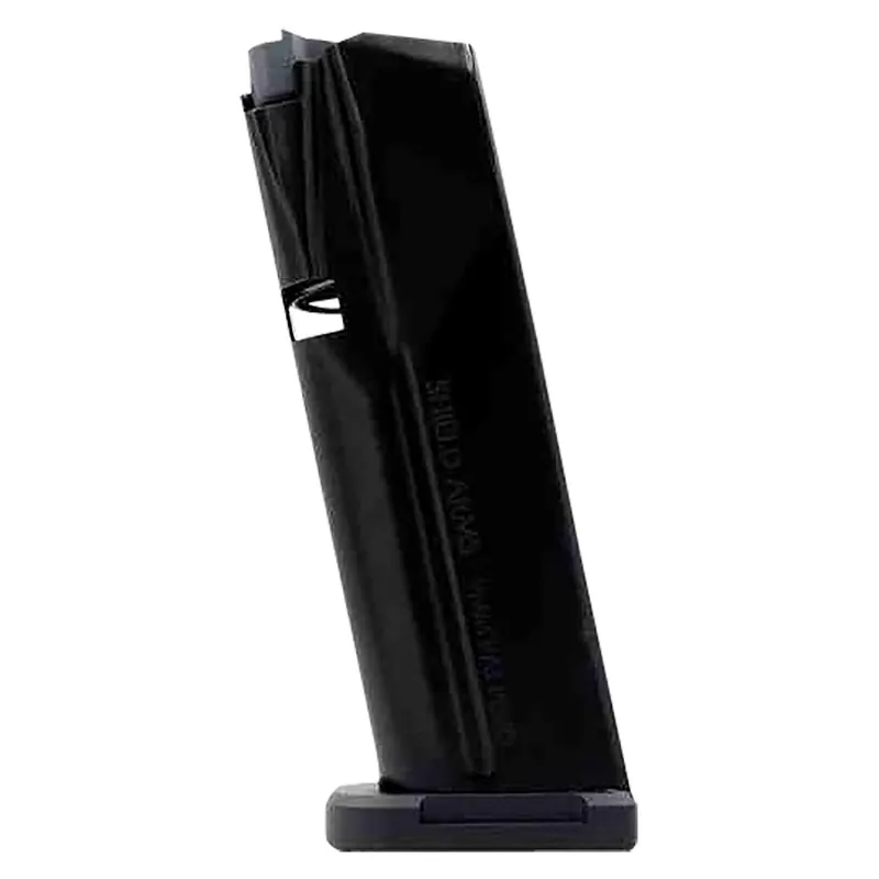 Shield Arms S15ME5INSG3BLK S15 Magazine Gen 3 15rd w/ +5rd Mag Extension (20rd Total) For Glock 43X/48 Black Nitride Steel