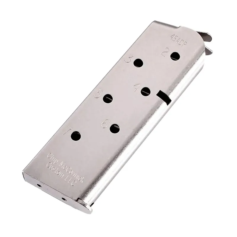 CMC Products 14120 Match Grade 7rd 45 ACP Fits 1911 Officer Stainless Steel